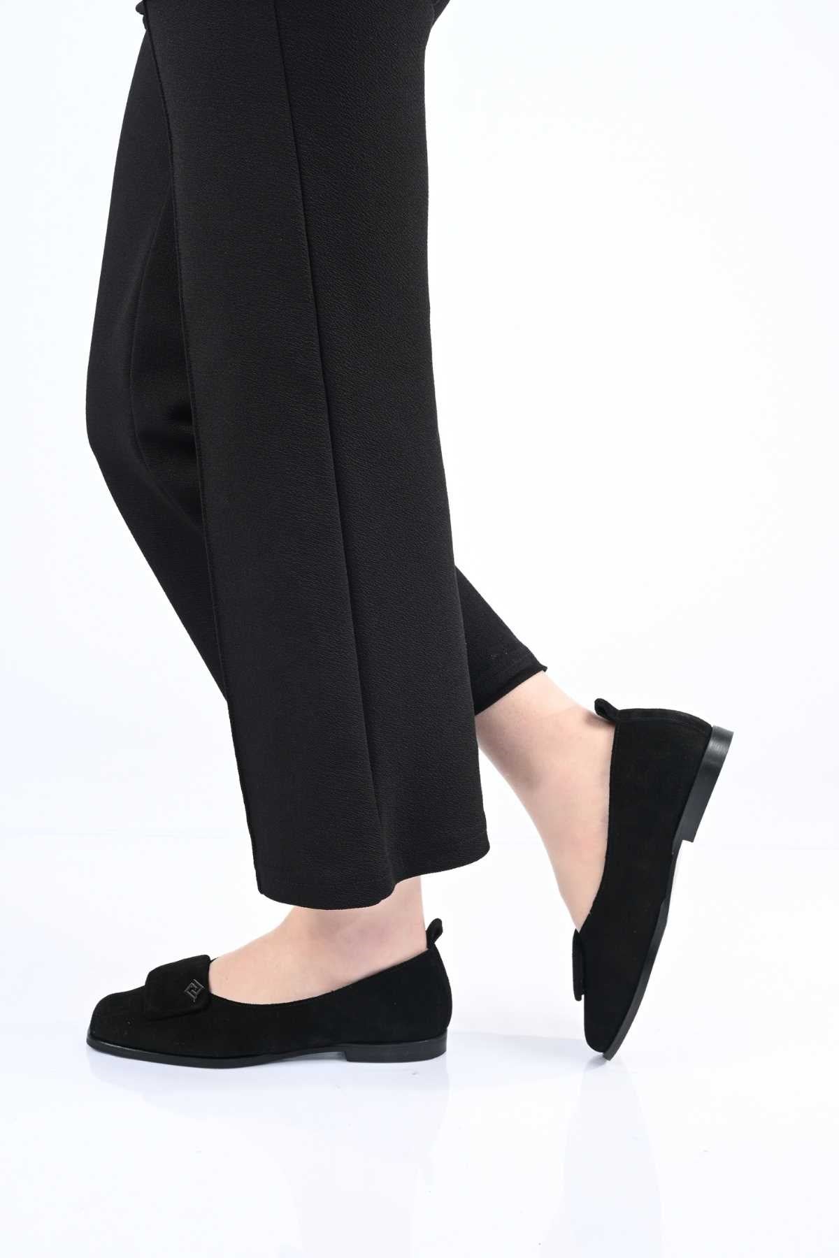 Bestello Genuine Leather Ballet Flats with Buckle, Laceless, Jurdan Sole 343-089-110 Women's Shoes