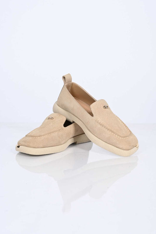 Bestello Slip-On Loafer with Buckle Detail, Thermo Sole, Genuine Leather, 338-7086 Women's Shoes