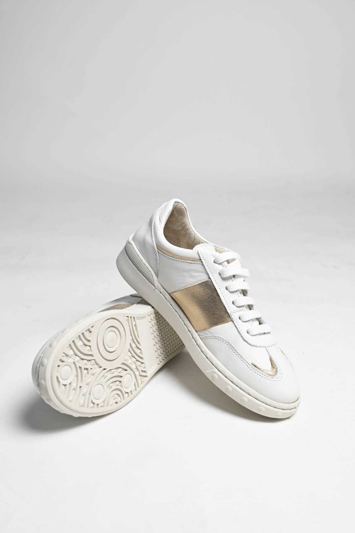 Bestello Women's Lace-Up Rubber-Soled Sneakers 101-GUMK-01 Women's Shoes