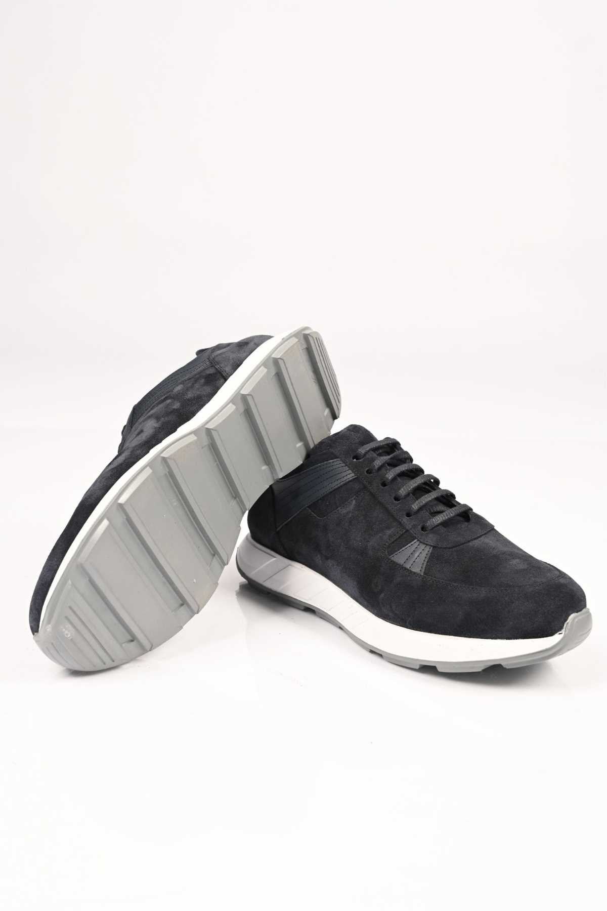 Bestello Lace-Up Genuine Leather Sneakers with EVA Sole 172-64198 Men's Shoes