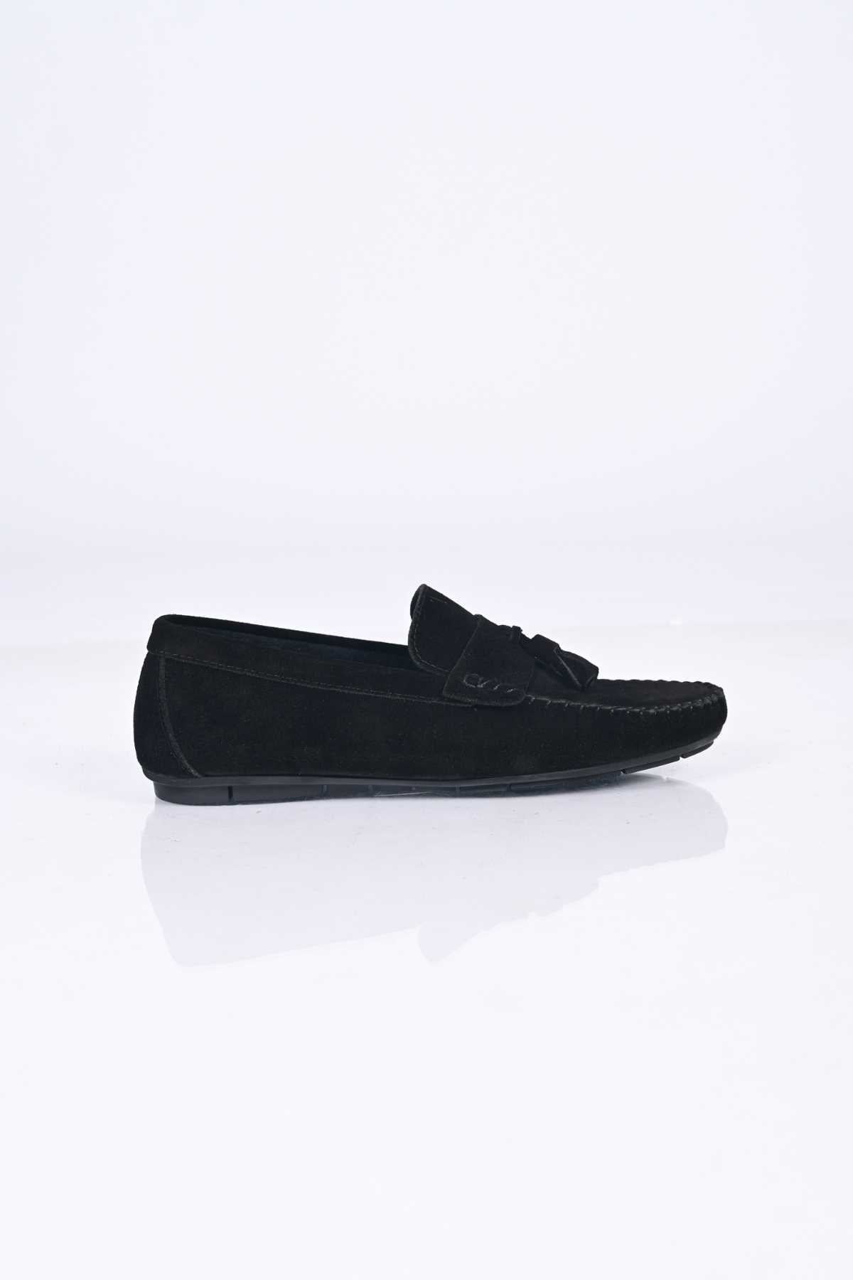 Bestello Genuine Leather Loafers for Men, Slip-On with Tassels and Polyurethane Sole, Model 028-2022-26Y