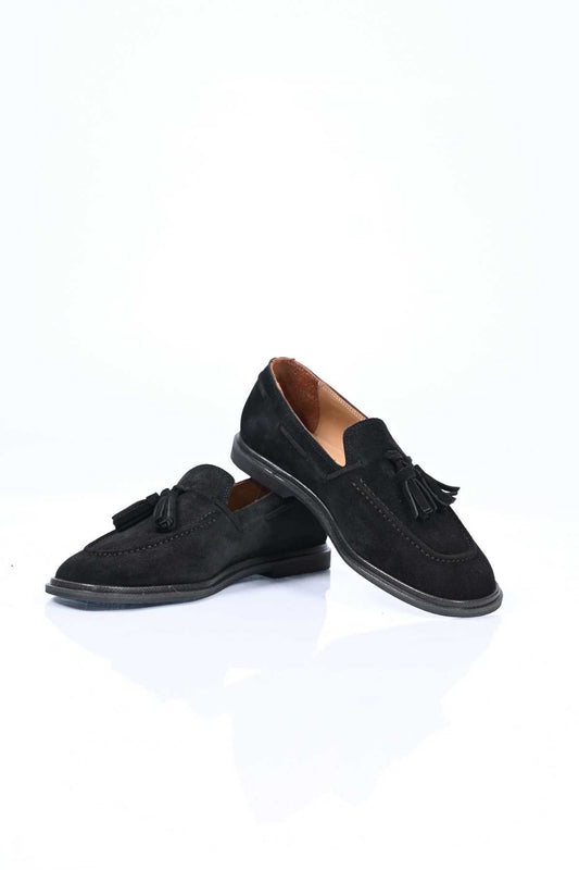Bestello Genuine Leather Loafer with Tassels, Slip-On, Jordan Sole 332-26175 Women's Shoes