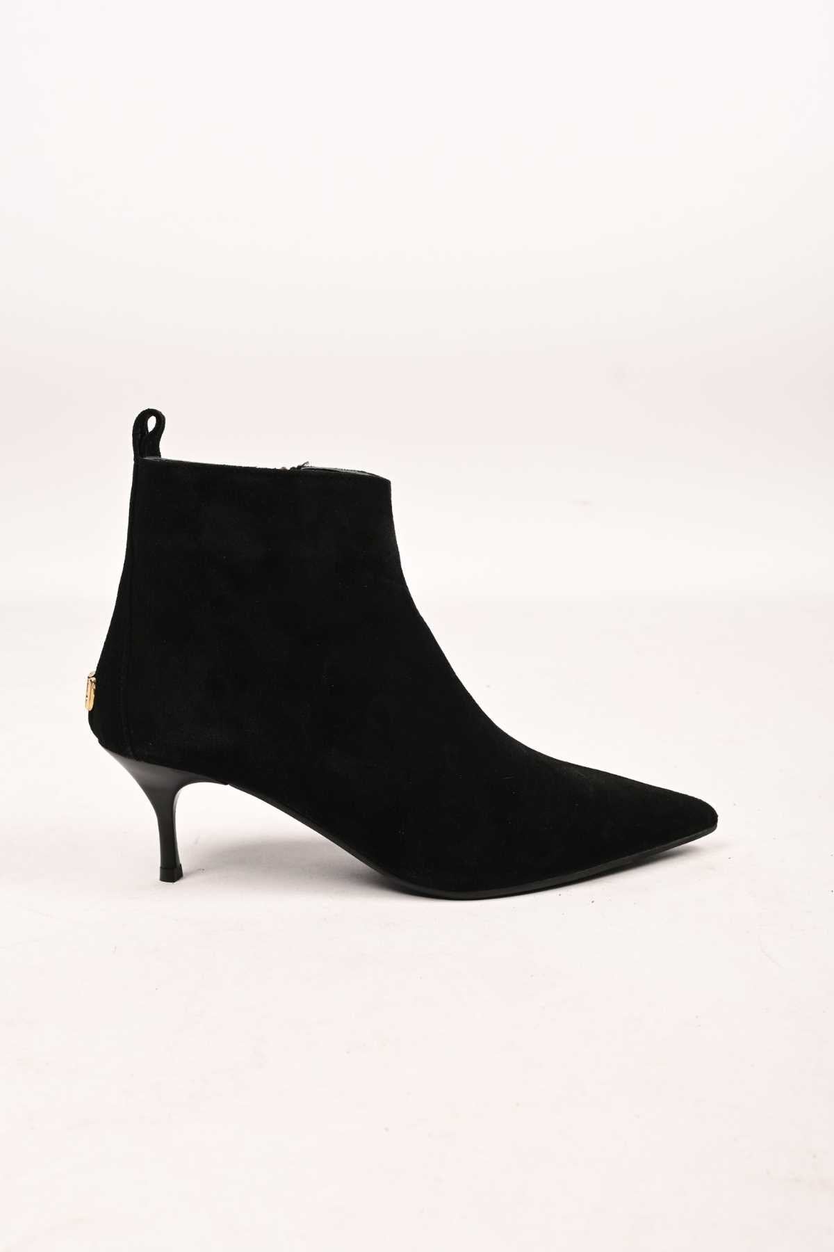 Bestello Slip-On Zip-Up Genuine Leather Boots with Neolite Sole and Slim Heel 337-2308 Women's Boots