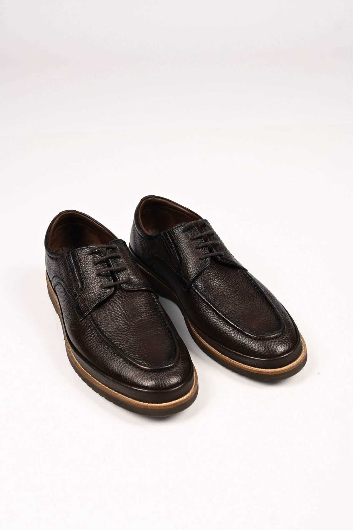 Bestello Lace-Up Genuine Leather Casual Shoes with EVA Sole 333-04 Men's Shoes