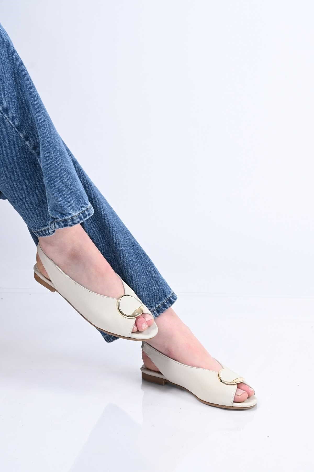 Bestello Genuine Leather Open-Toe Sandals with Buckle, Slip-On, Jurdan Sole 342-939 Women's Sandals