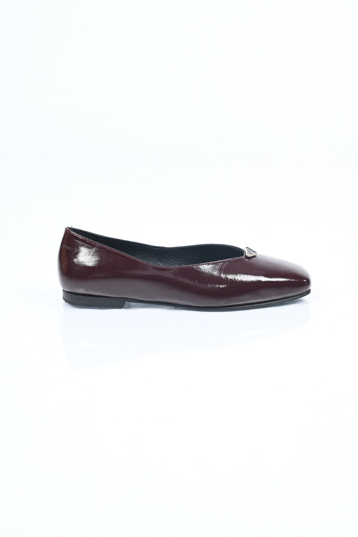Bestello Genuine Leather Slip-On Ballet Flats with Buckle and Jurdan Sole 342-014 Women's Shoes
