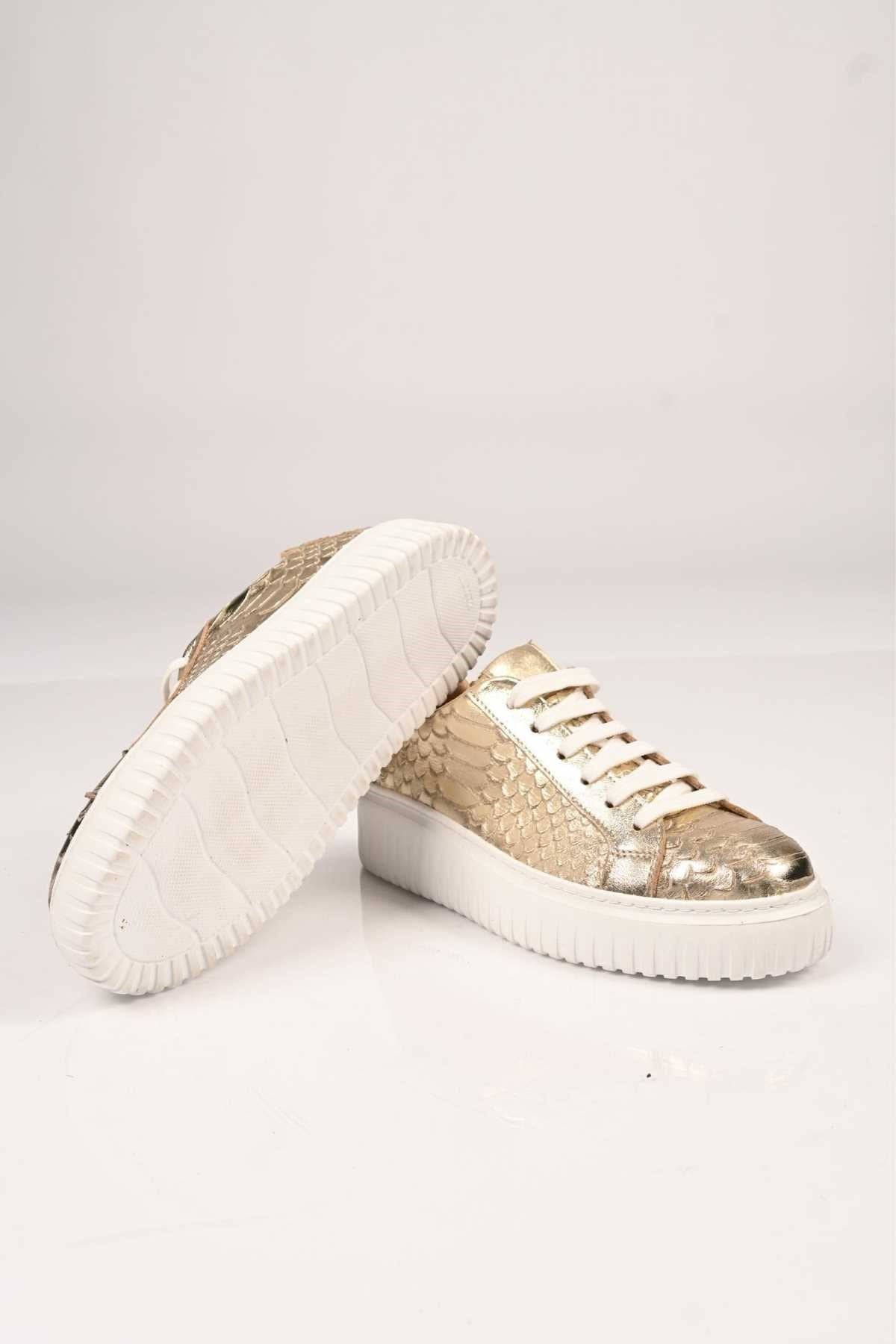 Bestello Lace-Up EVA Sole Genuine Leather Sneakers 101-4406-01 Women's Shoes