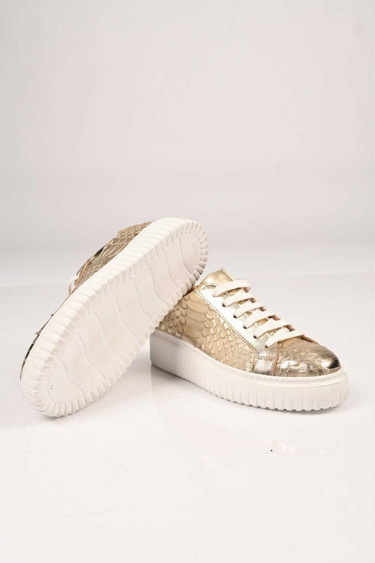 Bestello Lace-Up EVA Sole Genuine Leather Sneakers 101-4406-01 Women's Shoes