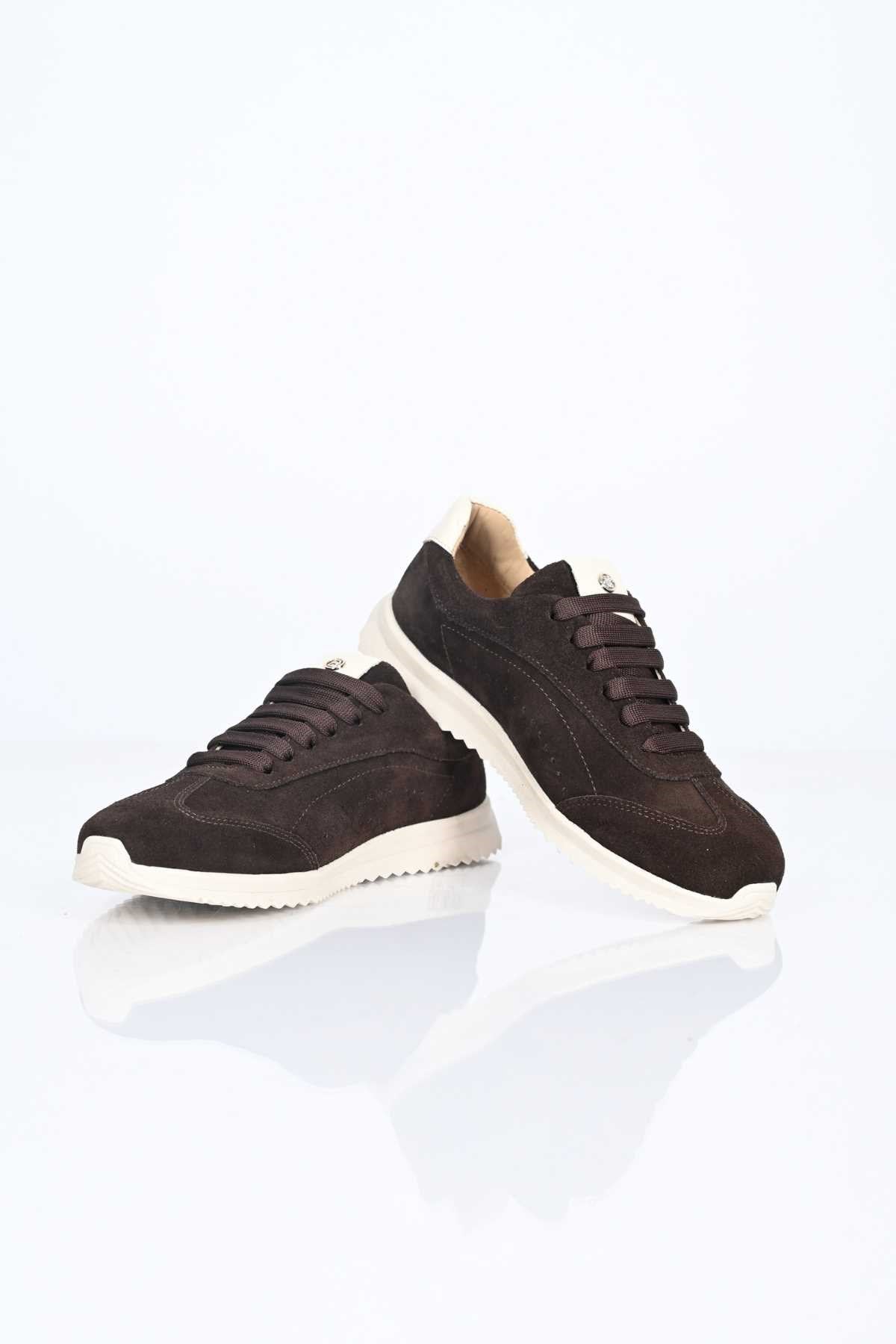 Bestello Lace-Up EVA Sole Genuine Leather Sneakers 338-7110 Women's Shoes