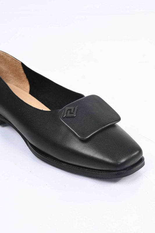 Bestello Genuine Leather Ballet Flats with Buckle, Laceless, Jurdan Sole 343-089-110 Women's Shoes