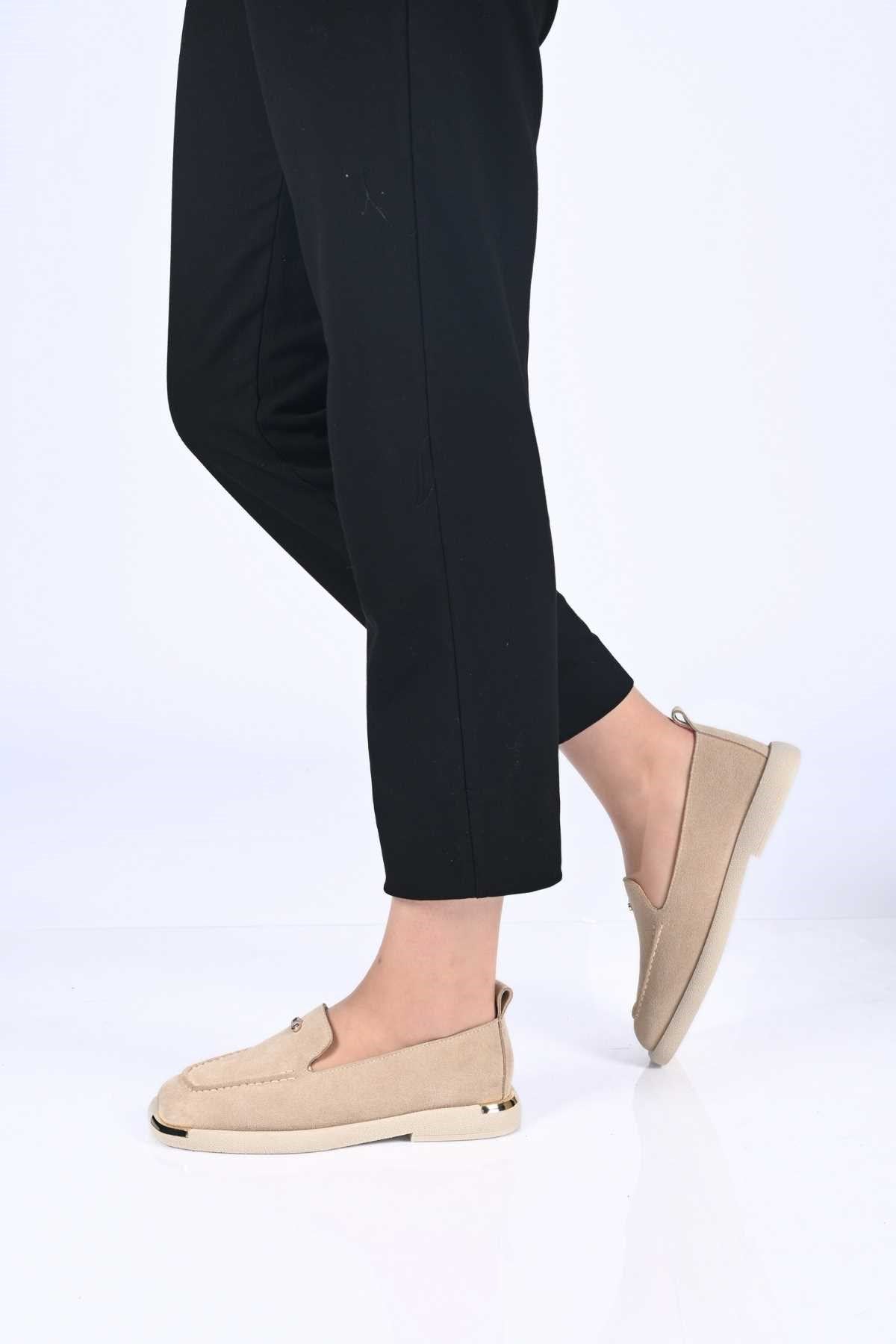 Bestello Slip-On Loafer with Buckle Detail, Thermo Sole, Genuine Leather, 338-7086 Women's Shoes