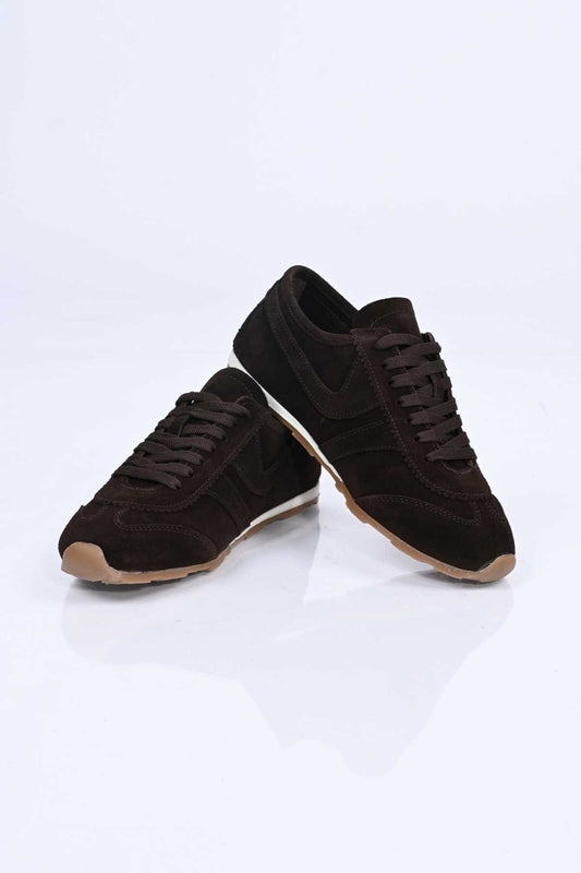 Bestello Lace-Up Genuine Leather Sneakers with Thermo Sole 341-0135 Women's Shoes