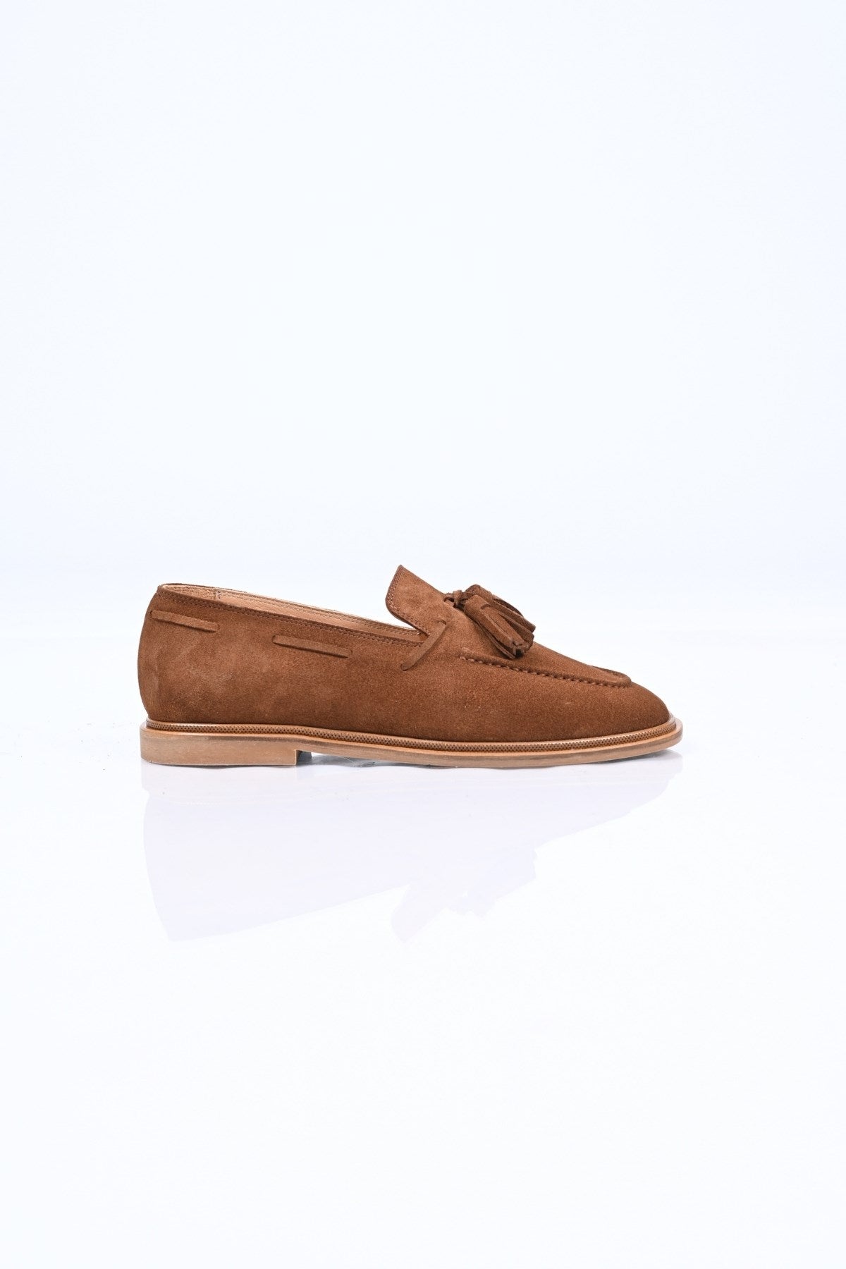 Bestello Genuine Leather Loafer with Tassels, Slip-On, Jordan Sole 332-26175 Women's Shoes