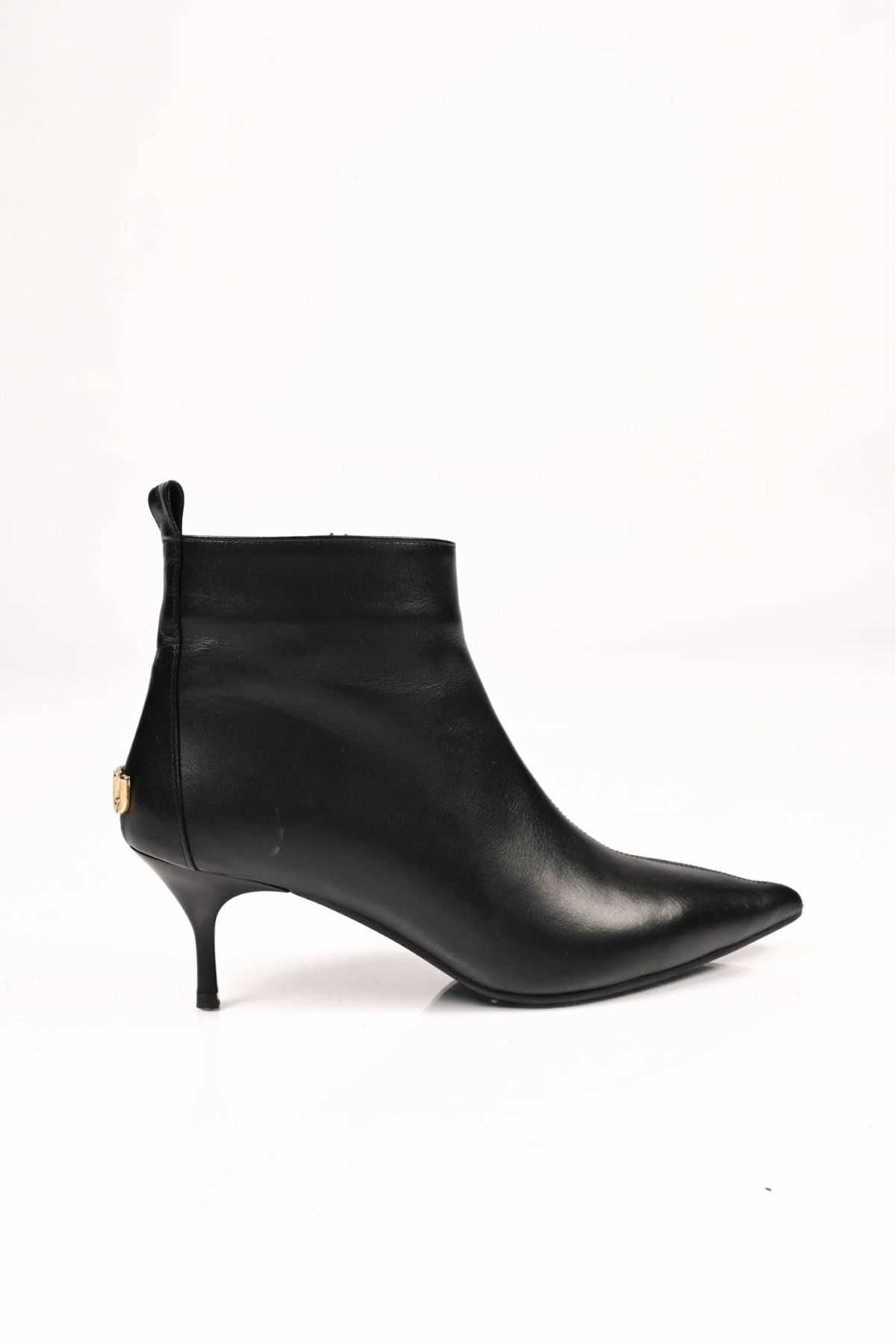 Bestello Slip-On Zip-Up Genuine Leather Boots with Neolite Sole and Slim Heel 337-2308 Women's Boots