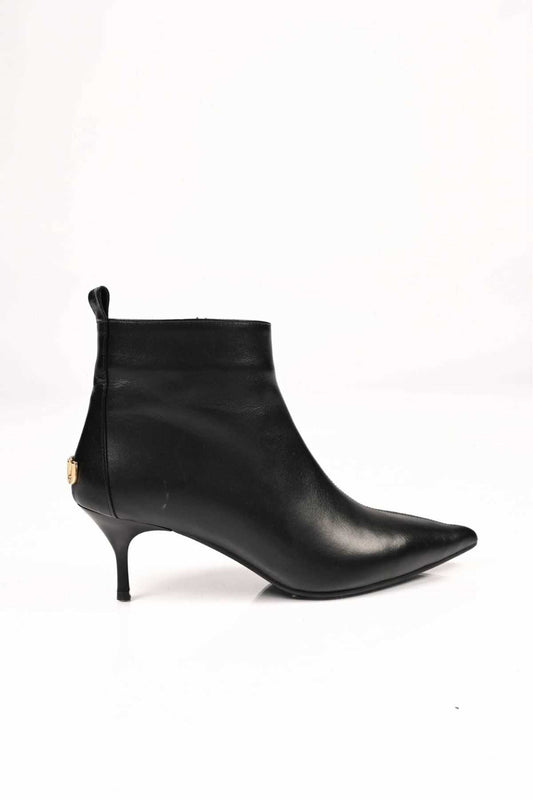 Bestello Slip-On Zip-Up Genuine Leather Boots with Neolite Sole and Slim Heel 337-2308 Women's Boots
