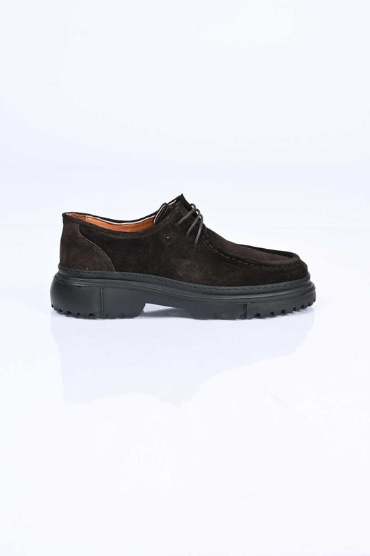 Bestello Lace-Up Genuine Leather Casual Men's Shoes with EVA Sole 179-100