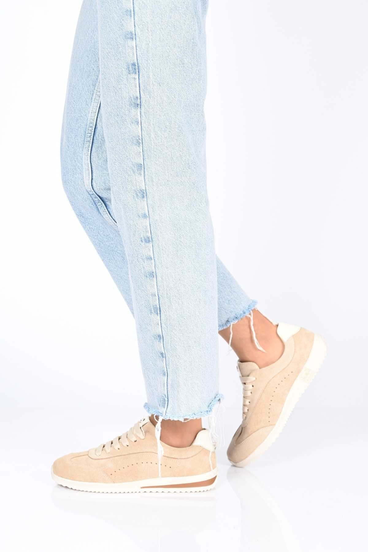 Bestello Lace-Up EVA Sole Genuine Leather Sneakers 338-7110 Women's Shoes
