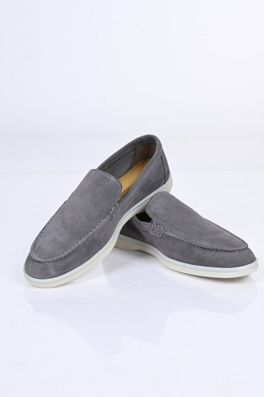 Bestello Slip-On Genuine Leather Loafers with Rubber Sole 028-2000 Men's Shoes