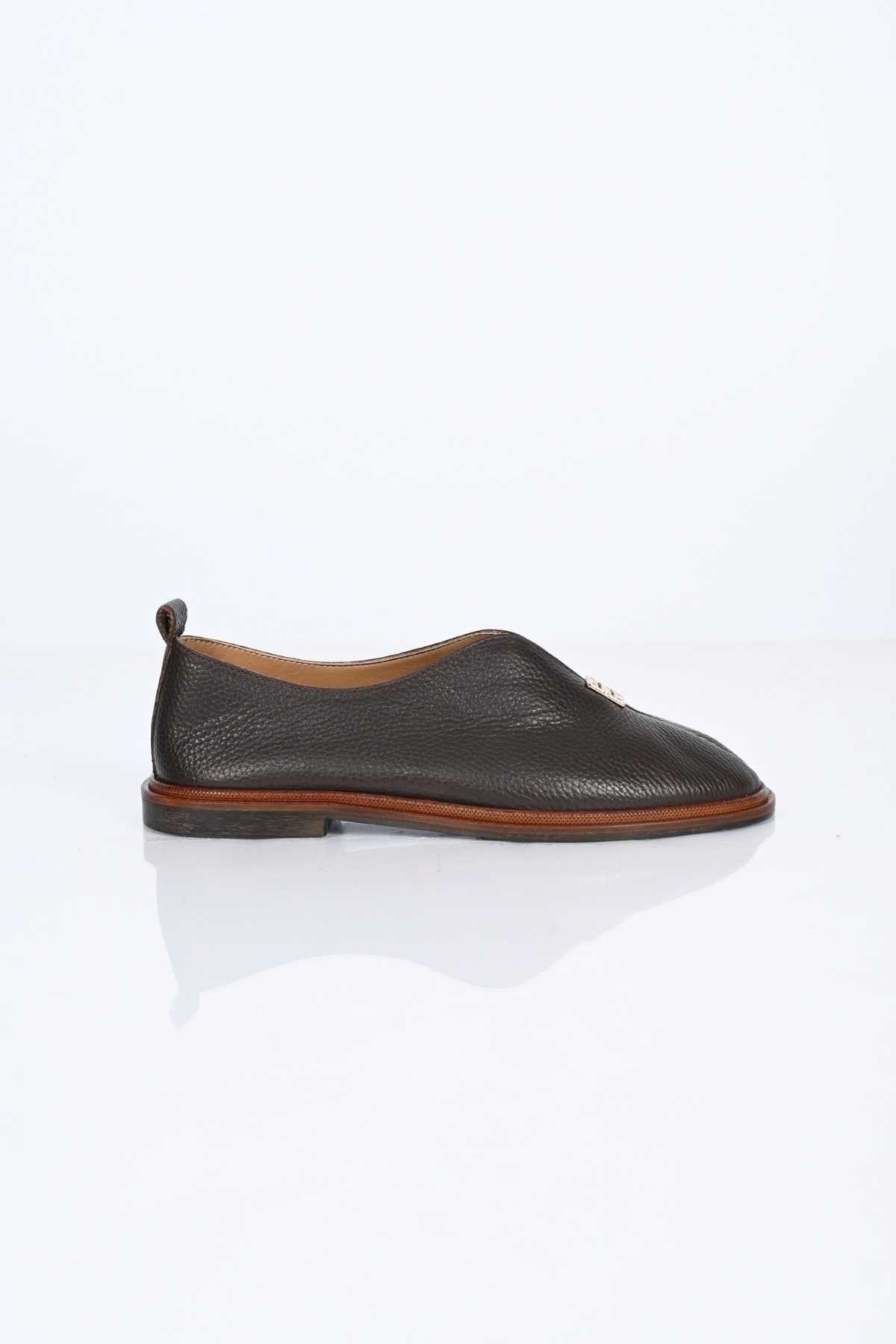 Bestello Slip-On Loafer with Buckle Detail, Jurdan Sole, Genuine Leather, 332-26106 Women's Shoes