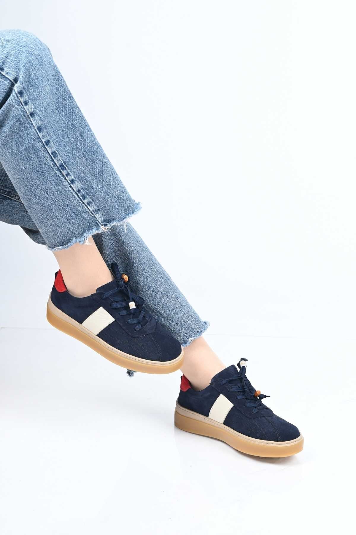 Bestello Lace-Up Genuine Leather Sneakers with Thermo Sole 345-1428 Women's Shoes