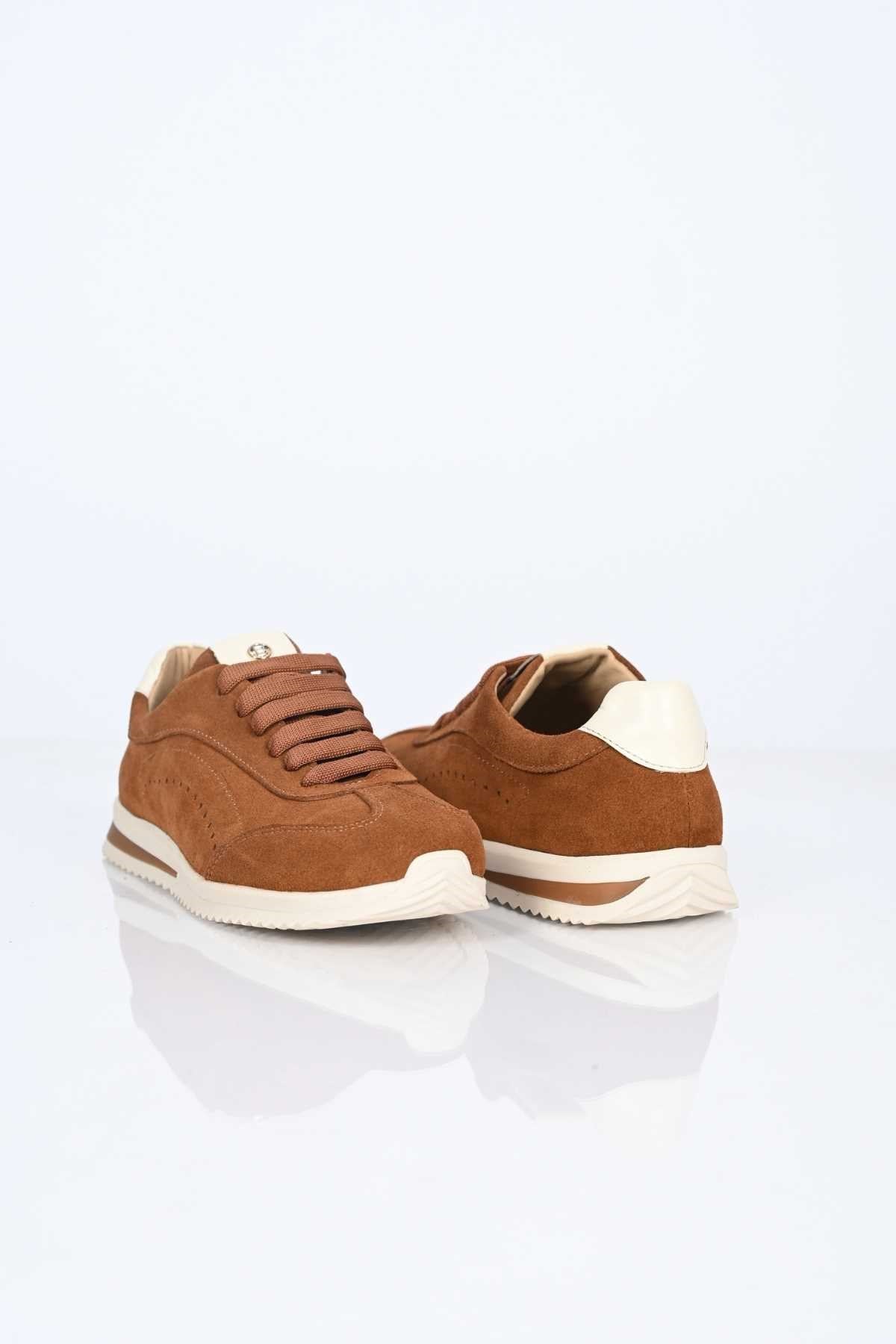 Bestello Lace-Up EVA Sole Genuine Leather Sneakers 338-7110 Women's Shoes