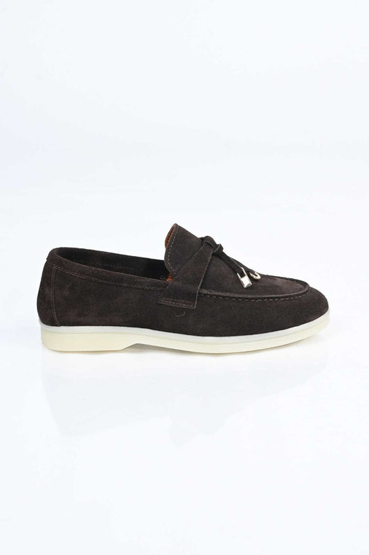 Bestello Slip-On Loafer with Tassel Detail, Rubber Sole, Genuine Leather, 343-166-034 Women's Shoes