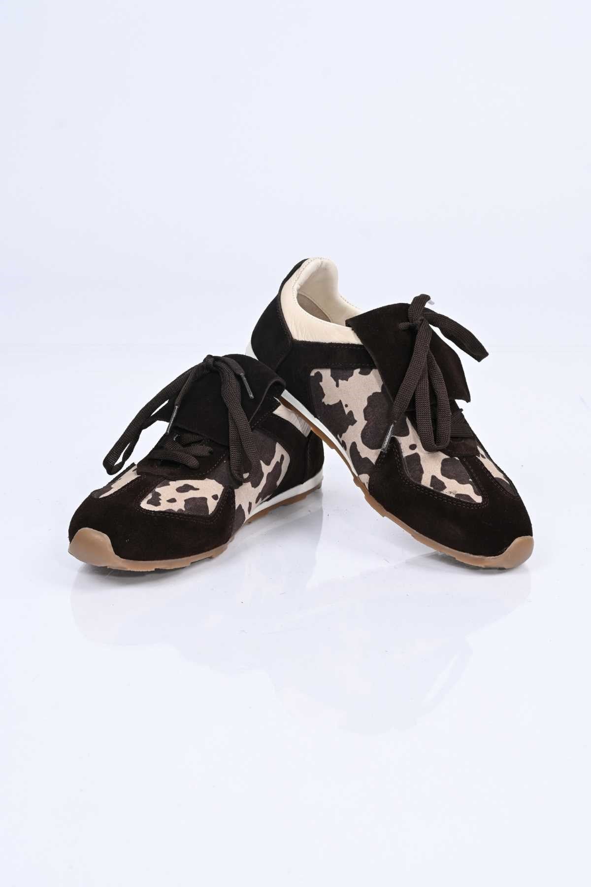 Bestello Lace-Up Genuine Leather Sneakers with Thermo Sole 341-0449 Women's Shoes