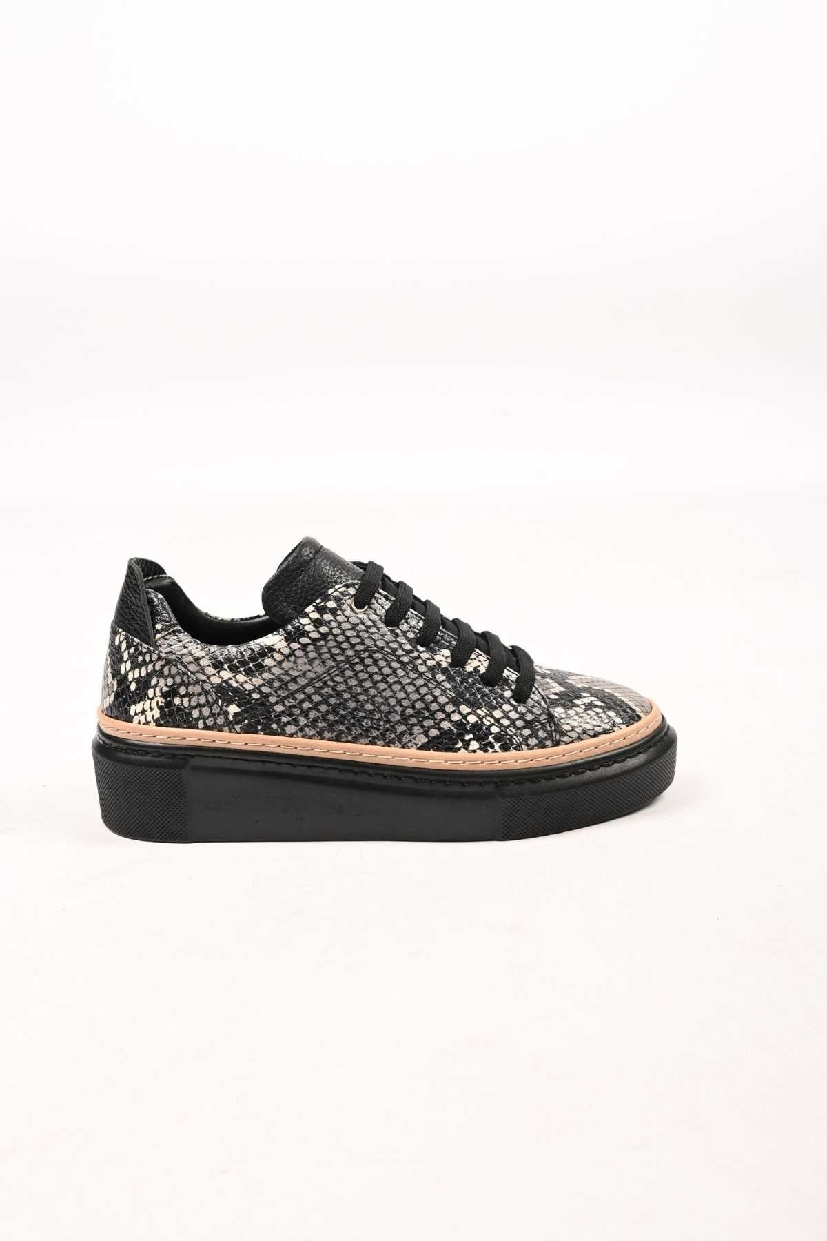 Bestello Lace-Up Genuine Leather Casual Shoes with Polyurethane Sole 334-5022-39 Women's Shoes