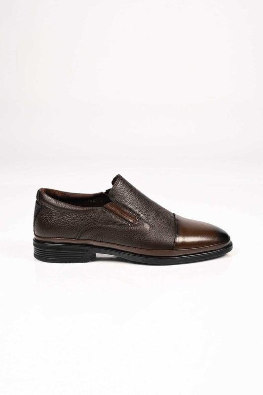 Bestello Slip-On Genuine Leather Comfort Shoes with Rubber Sole 333-1948 Men's Shoes