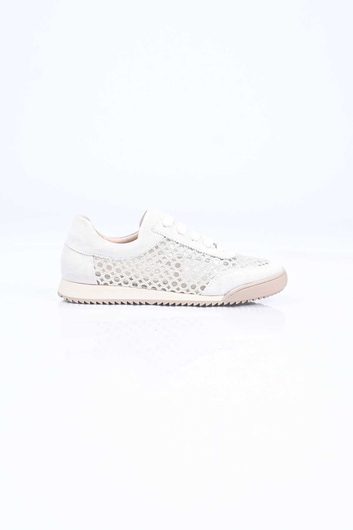 Bestello Lace-Up Mesh Thermo Sole Genuine Leather Sneakers 338-7091 Women's Shoes