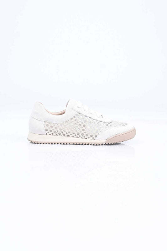 Bestello Lace-Up Mesh Thermo Sole Genuine Leather Sneakers 338-7091 Women's Shoes