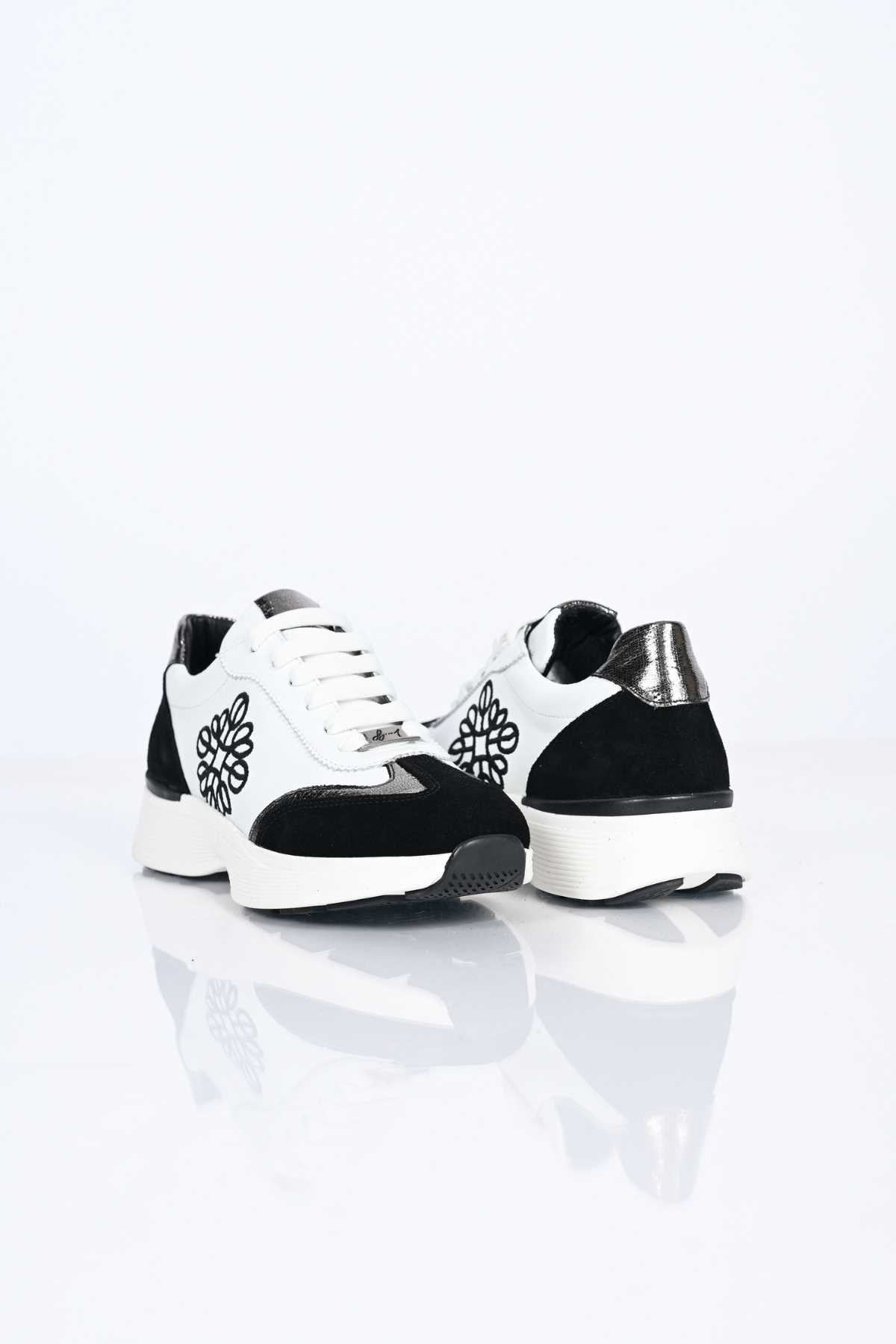 Bestello Lace-Up Genuine Leather Sneakers with Thermo Sole 338-7109 Women's Shoes