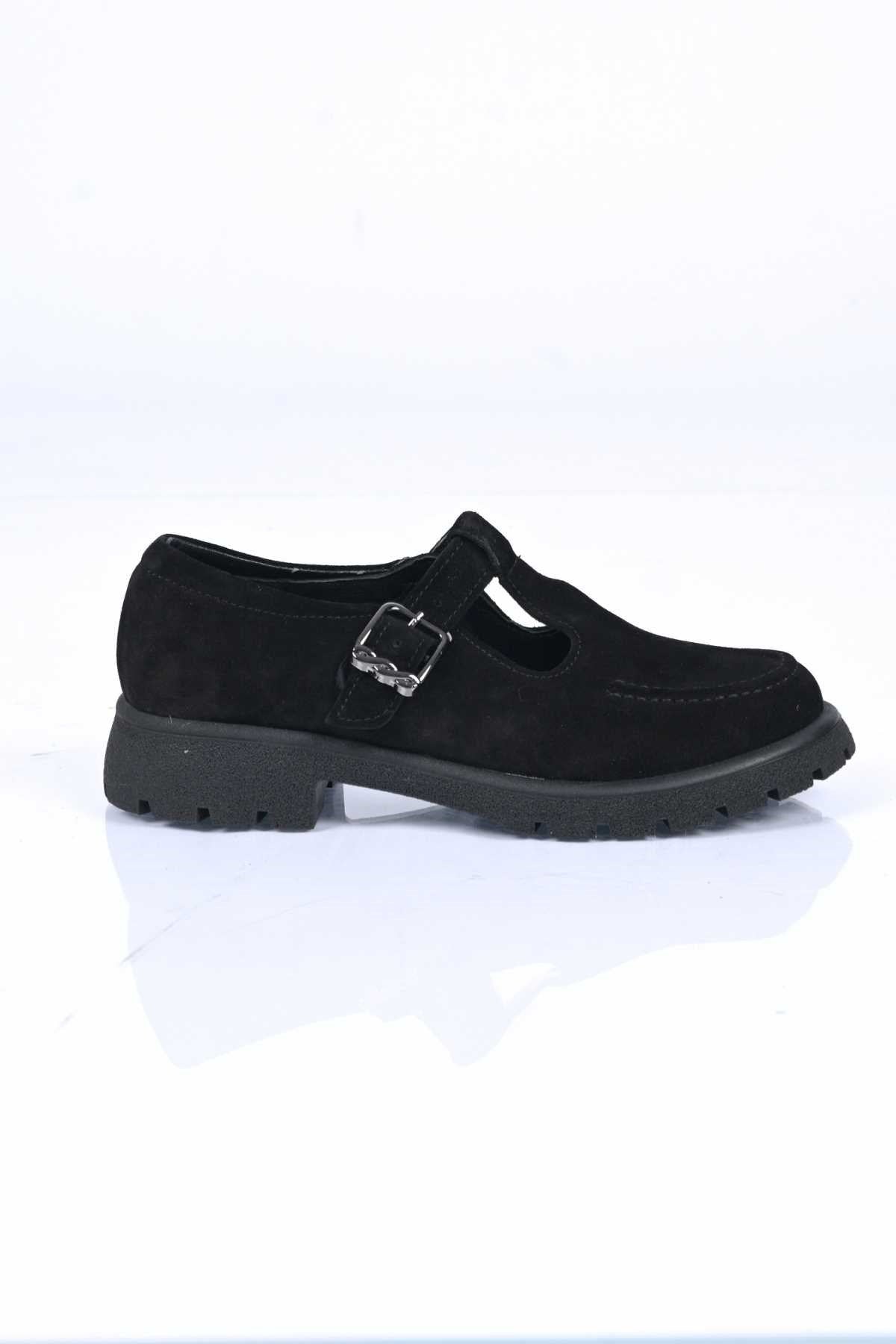 Bestello Slip-On with Belt Buckle, Thermo Sole, Genuine Leather Casual 345-4223 Women's Shoes