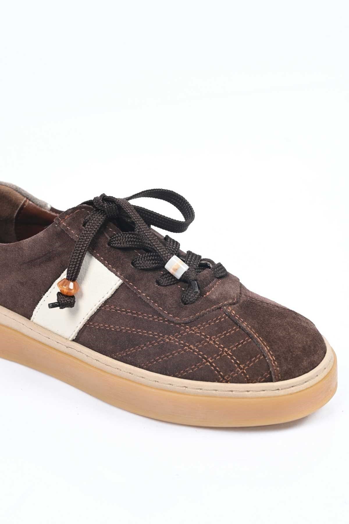 Bestello Lace-Up Genuine Leather Sneakers with Thermo Sole 345-1428 Women's Shoes