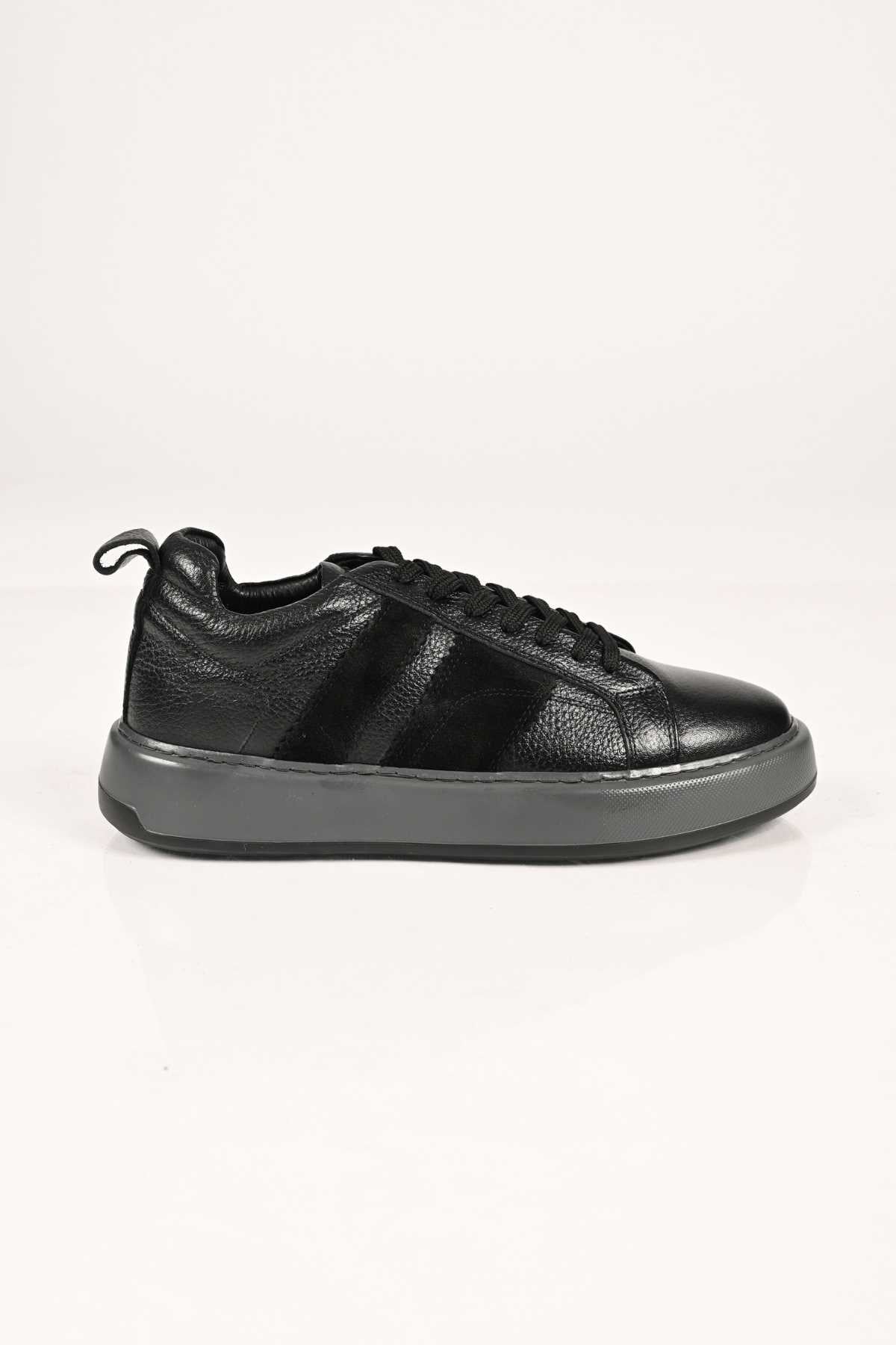 Bestello Lace-Up Genuine Leather Sneakers with EVA Sole 174-22031 Men's Shoes