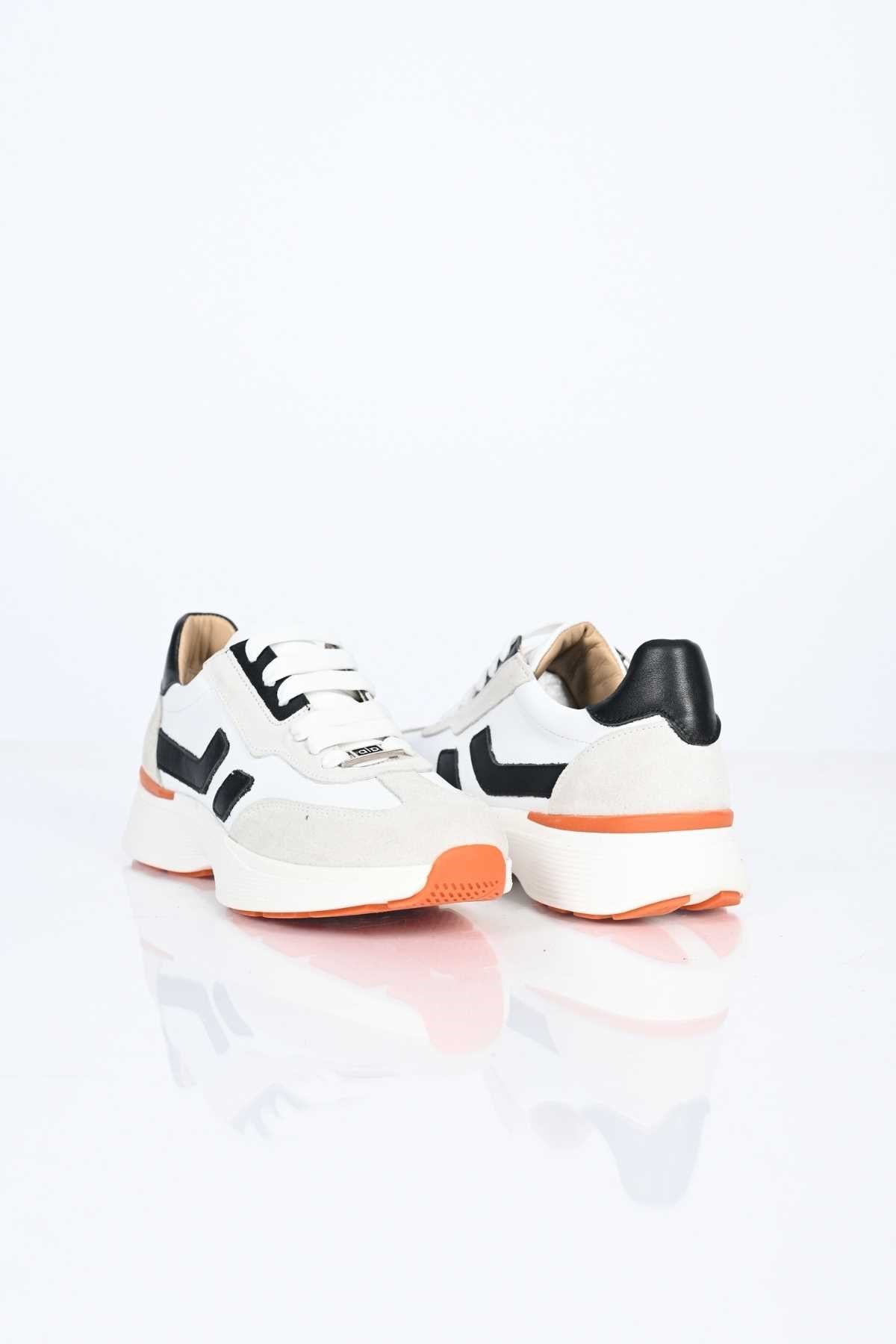 Bestello Lace-Up Genuine Leather Sneakers with Thermo Sole 338-7102 Women's Shoes