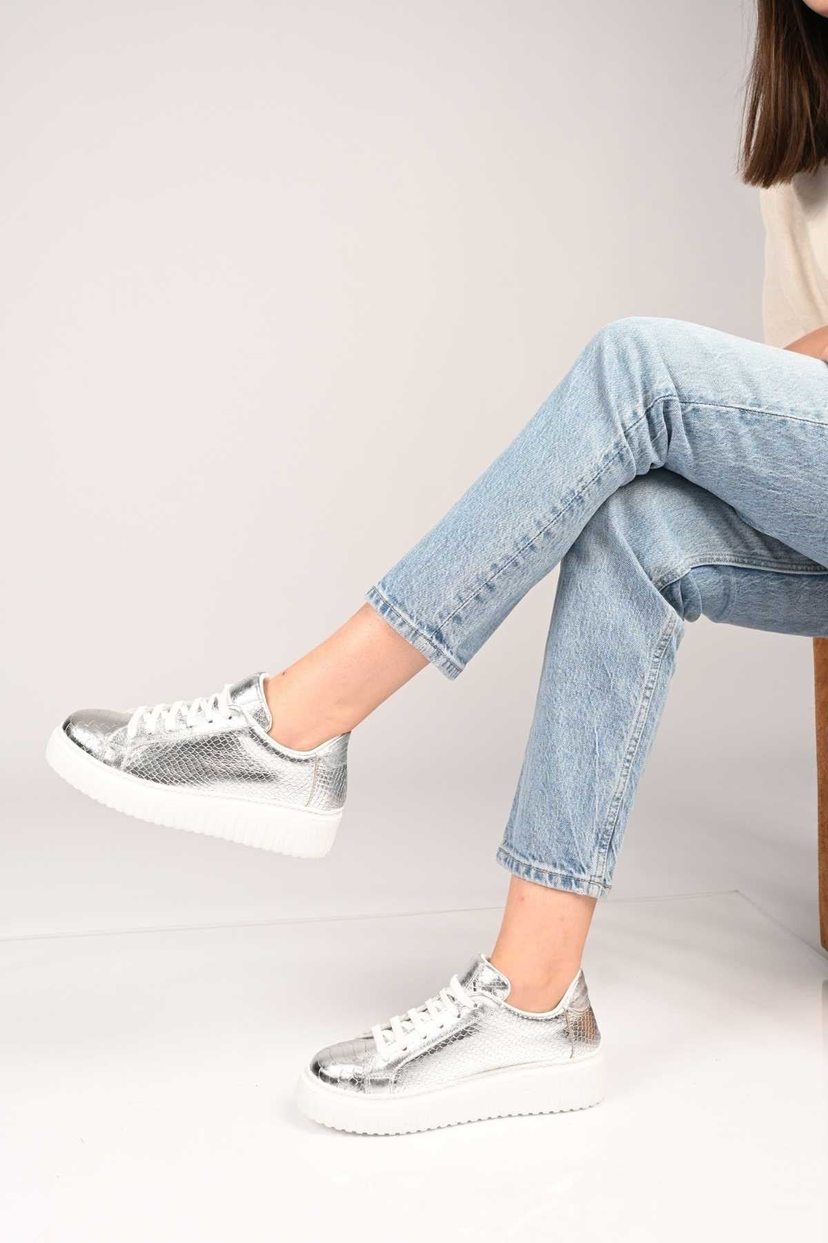 Bestello Lace-Up EVA Sole Genuine Leather Sneakers 101-4406-01 Women's Shoes