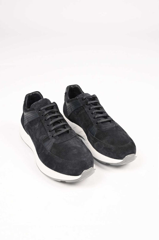 Bestello Lace-Up Genuine Leather Sneakers with EVA Sole 172-64198 Men's Shoes
