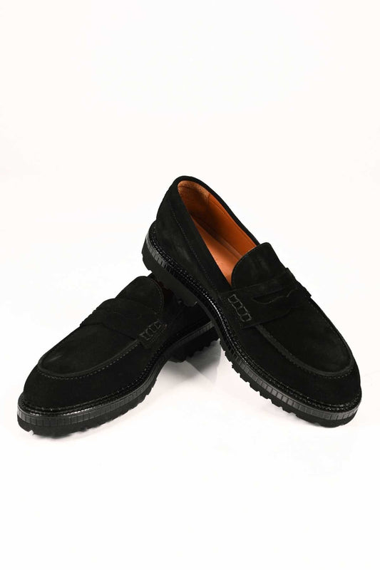 Bestello Slip-On Genuine Leather Loafers with EVA Sole 174-802 Men's Shoes