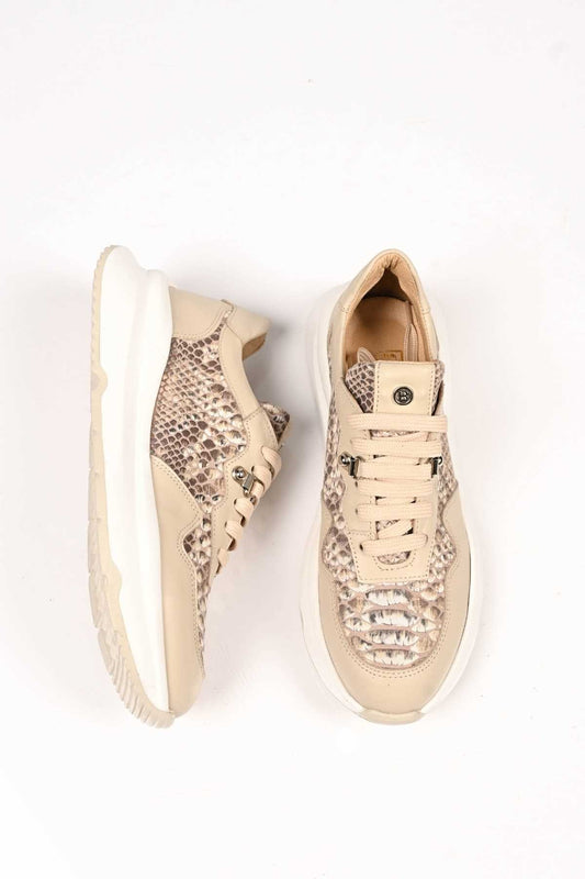 Bestello Lace-Up EVA Sole Genuine Leather Sneakers 101-4406-01 Women's Shoes