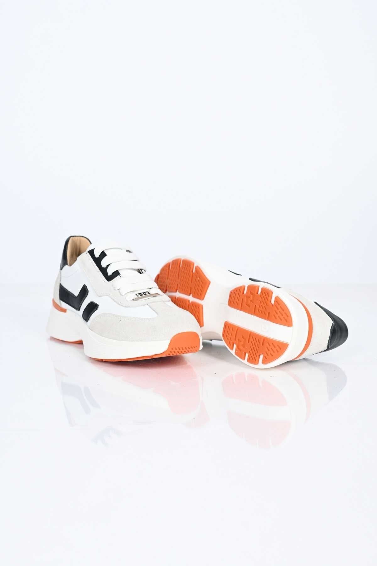 Bestello Lace-Up Genuine Leather Sneakers with Thermo Sole 338-7102 Women's Shoes