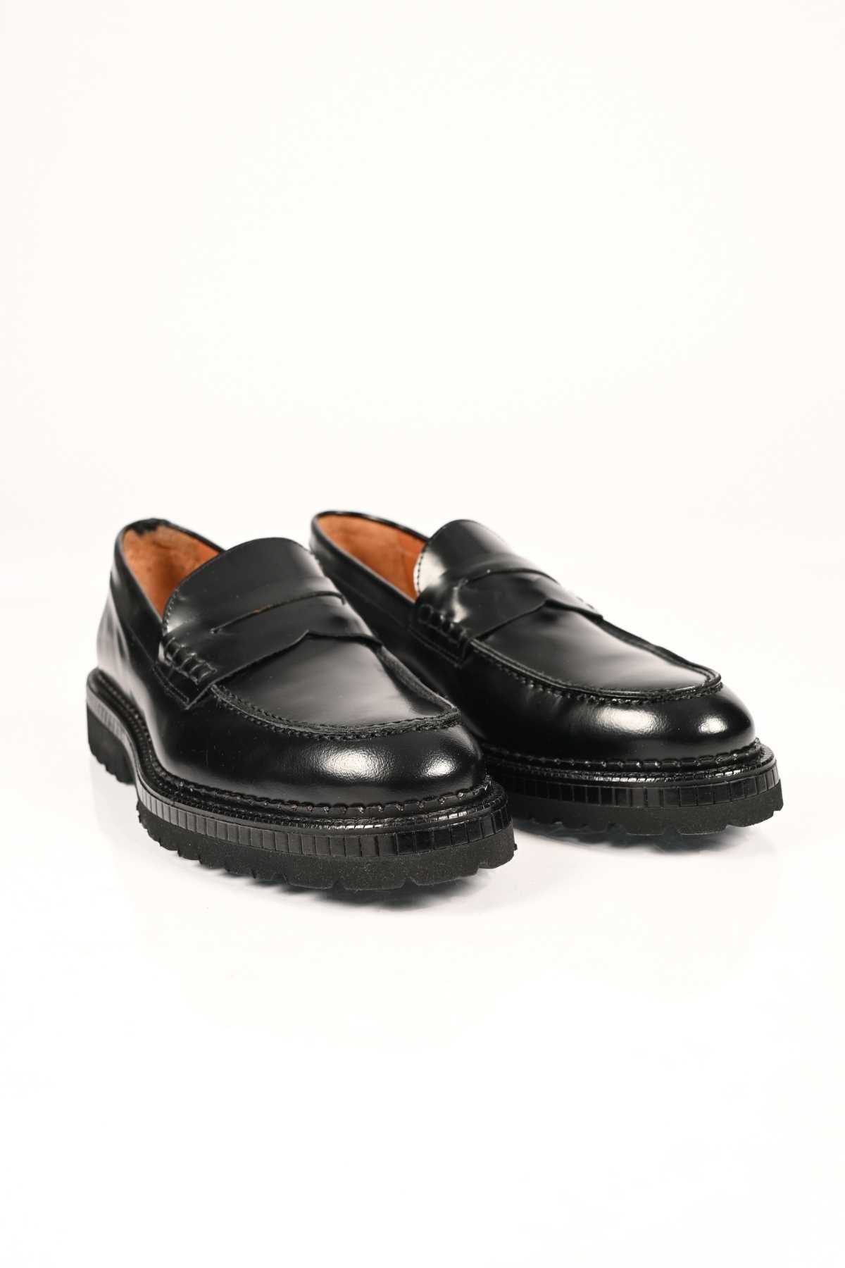 Bestello Slip-On Genuine Leather Loafers with EVA Sole 174-802 Men's Shoes