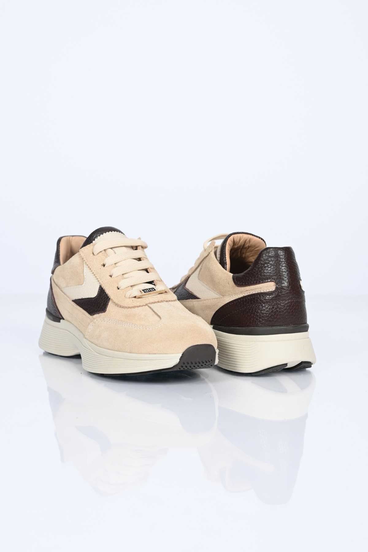 Bestello Lace-Up Genuine Leather Sneakers with Thermo Sole 338-7108 Women's Shoes
