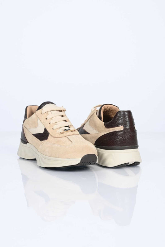 Bestello Lace-Up Genuine Leather Sneakers with Thermo Sole 338-7108 Women's Shoes