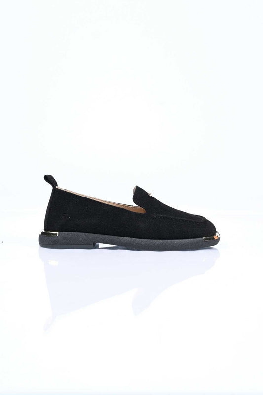 Bestello Slip-On Loafer with Buckle Detail, Thermo Sole, Genuine Leather, 338-7086 Women's Shoes
