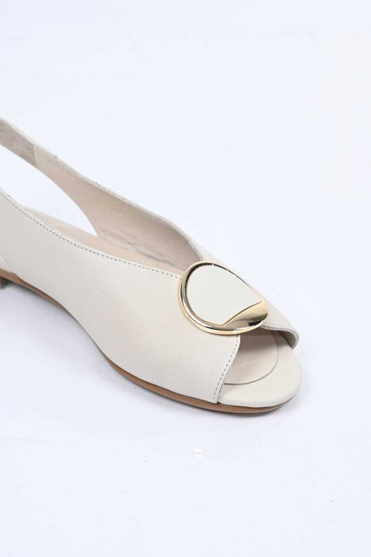 Bestello Genuine Leather Open-Toe Sandals with Buckle, Slip-On, Jurdan Sole 342-939 Women's Sandals