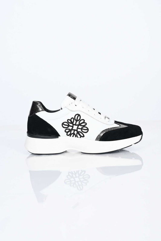 Bestello Lace-Up Genuine Leather Sneakers with Thermo Sole 338-7109 Women's Shoes