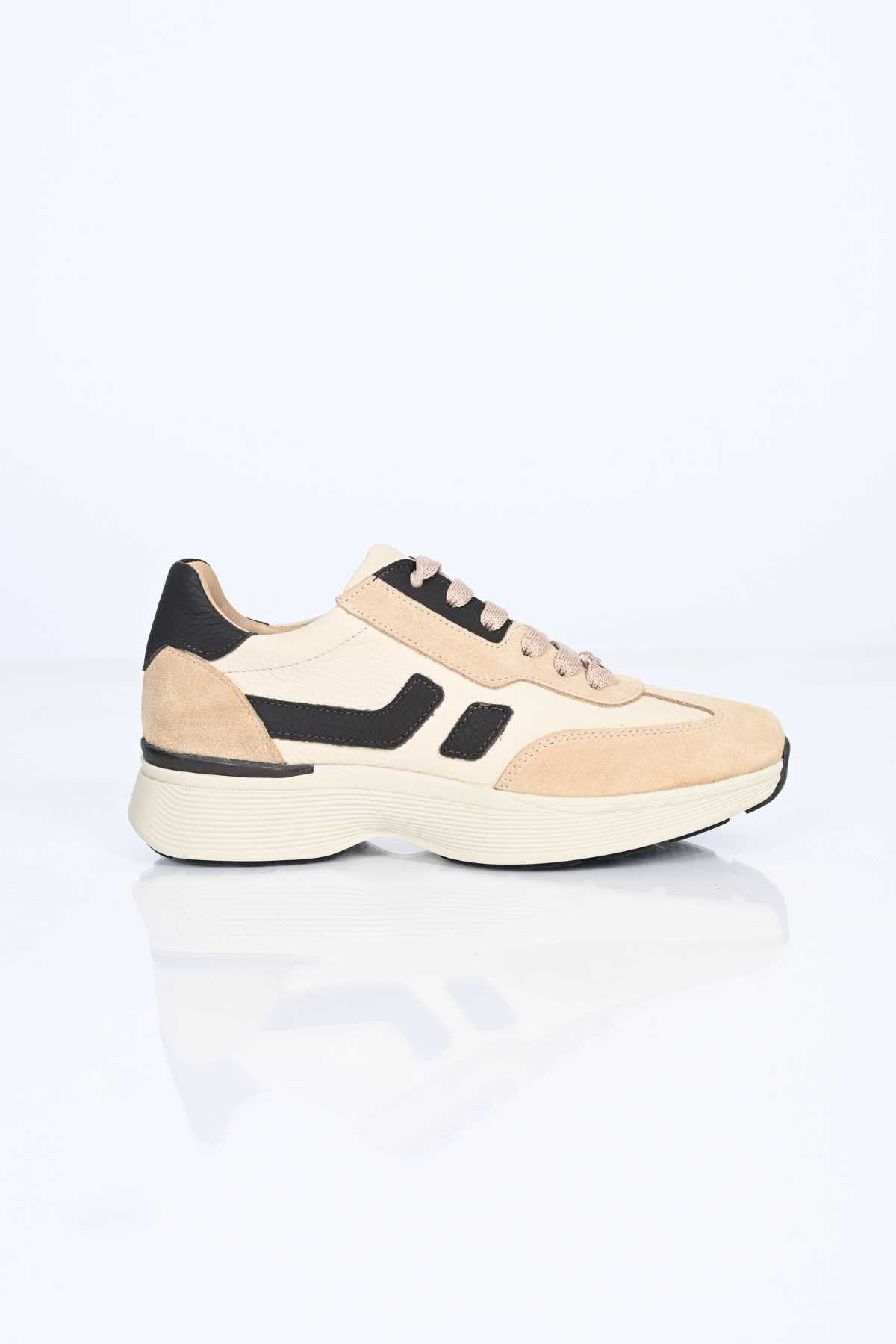 Bestello Lace-Up Genuine Leather Sneakers with Thermo Sole 338-7102 Women's Shoes