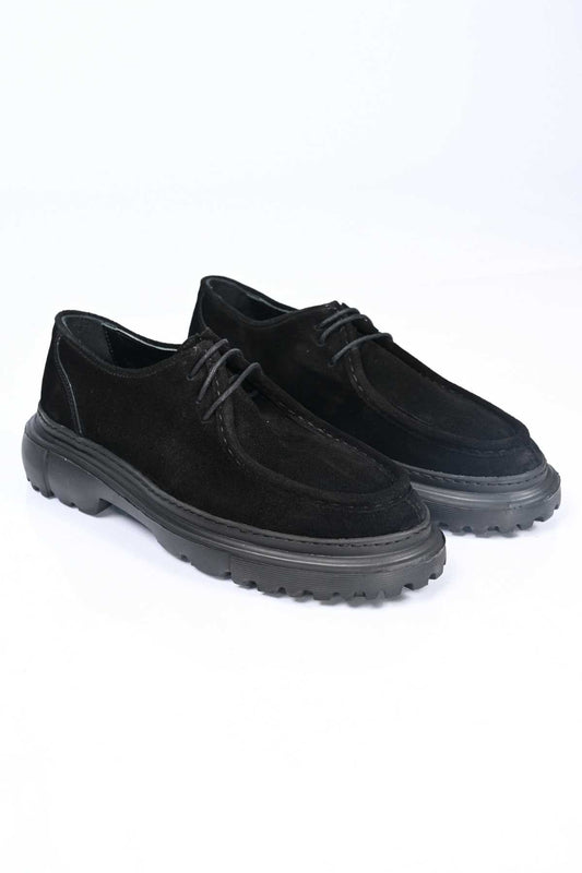 Bestello Lace-Up Genuine Leather Casual Men's Shoes with EVA Sole 179-100