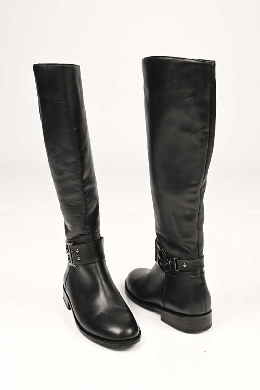 Bestello Slip-On Zip-Up Genuine Leather Boots with Jordan Sole 334-2500 Women's Boots